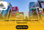 Japan Youth Summit 2025 | Fully Funded Opportunity