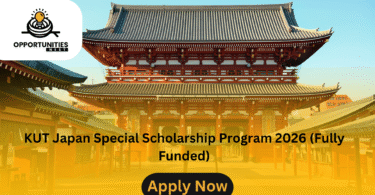 KUT Japan Special Scholarship Program 2026 (Fully Funded)