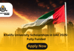 Khalifa University Scholarships in UAE 2025- Fully Funded