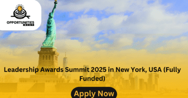 Leadership Awards Summit 2025 in New York, USA (Fully Funded)