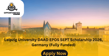 Leipzig University DAAD EPOS SEPT Scholarship 2026, Germany (Fully Funded)