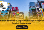 METI Government of Japan Internship 2025 | Fully Funded Opportunity