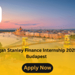 Morgan Stanley Finance Internship 2025 in Budapest
