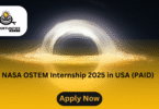 NASA OSTEM Internship 2025 in USA (PAID)