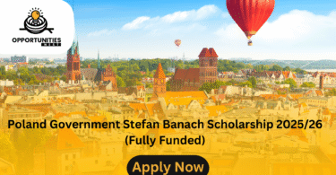 Poland Government Stefan Banach Scholarship 2025/26 (Fully Funded)