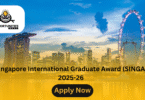Singapore International Graduate Award (SINGA) 2025-26