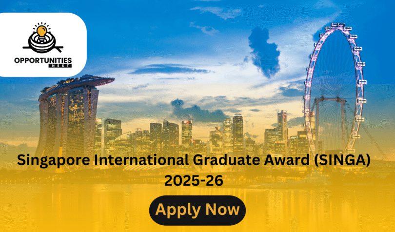 Singapore International Graduate Award (SINGA) 2025-26