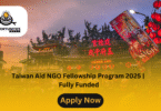 Taiwan Aid NGO Fellowship Program 2025 | Fully Funded