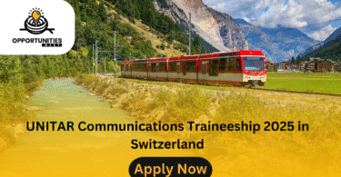 UNITAR Communications Traineeship 2025 in Switzerland