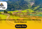 UNITAR Traineeship 2025 in Switzerland (964 Euros/Month Stipend)