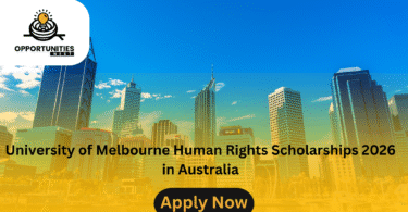 University of Melbourne Human Rights Scholarships 2026 in Australia