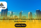 University of Sydney AGRTP Scholarship 2026, Australia (Fully Funded)