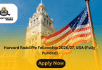 Harvard Radcliffe Fellowship 202627, USA (Fully Funded