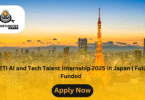 METI AI and Tech Talent Internship 2025 in Japan | Fully Funded