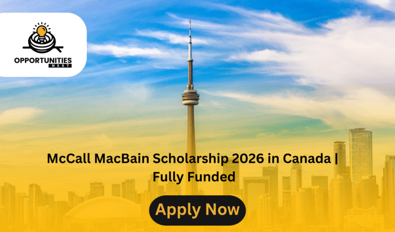 McCall MacBain Scholarship 2026 in Canada | Fully Funded