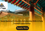 Seoul National University Scholarship 2026: A Fully Funded Opportunity