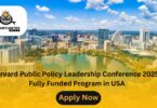 Harvard Public Policy Leadership Conference 2025 | Fully Funded Program in USA